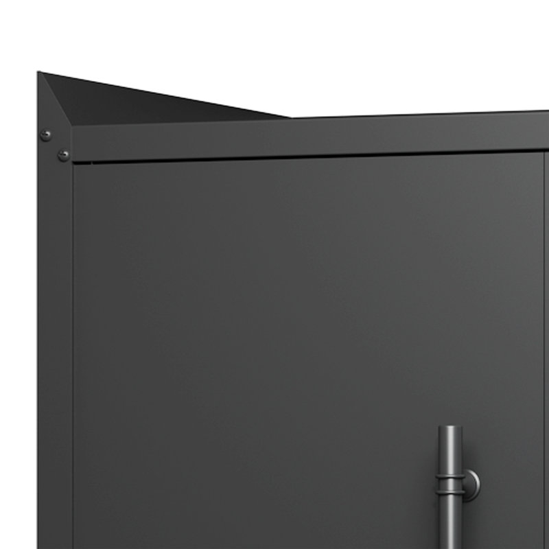Ancy Lockable Garage Storage Cabinet with Wheels