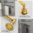 6pcs Brass Bathroom Hardware Set,hand Towel Bar,toilet Paper Holder,robe Hook,towel Bar,wall Mounted Bathroom Accessories Set-111041679