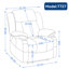 Fauteuil inclinable à double moteur en cuir à deux positions Infinity Power Lift-1761797787