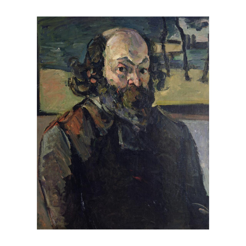 Self Portrait Paul Cézanne Giclee Print, 20" H x 16" W
