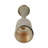 Striking Tall Candle Holder - Modern Metal and Glass Floor Candle Stand for Pillar Candles, Ideal for Dining Rooms, Centerpieces, and Home Accents-2110010235-2110010234