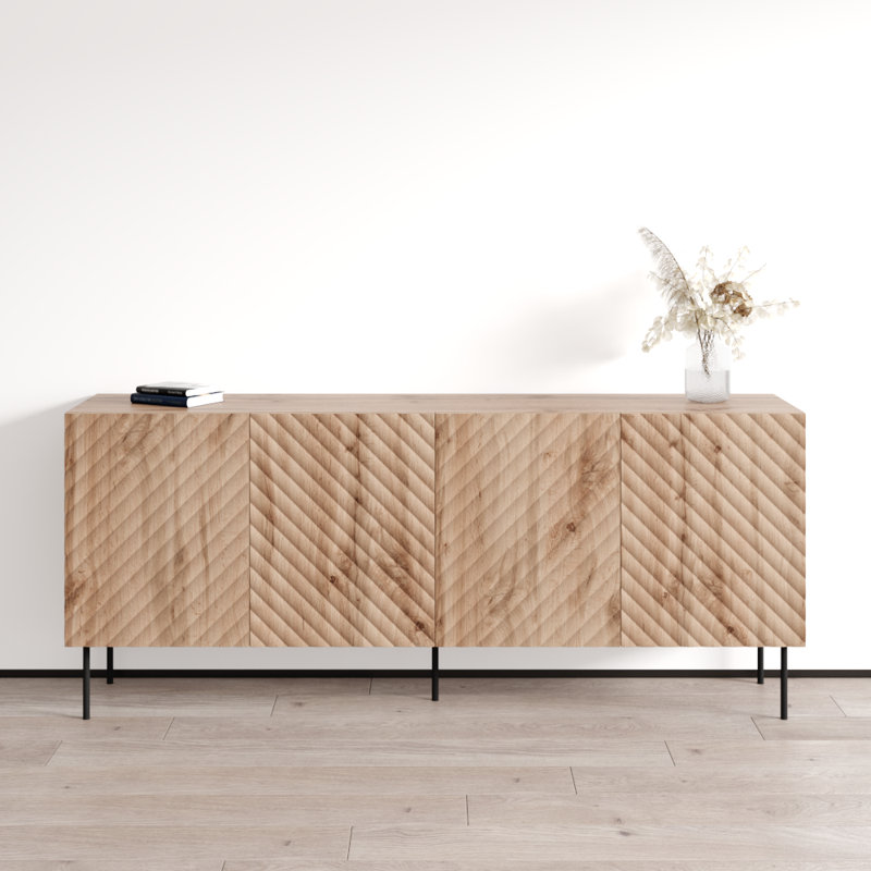 Buffet en chêne 74,8 po Onda, Chêne