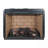 Infrared Quartz Heater Fireplace Insert - Woodlog Version With Realistic Brick Interior For Cozy And Efficient Heating