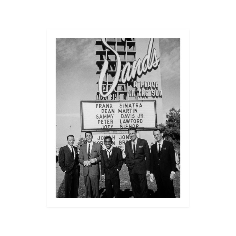 " The Rat Pack ", Unframed, Black/White, 8" W x 10" H