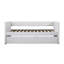 Lit de jour 1pc avec tissu d'ameublement en bois et tissu d'ameublement moderne-638430103