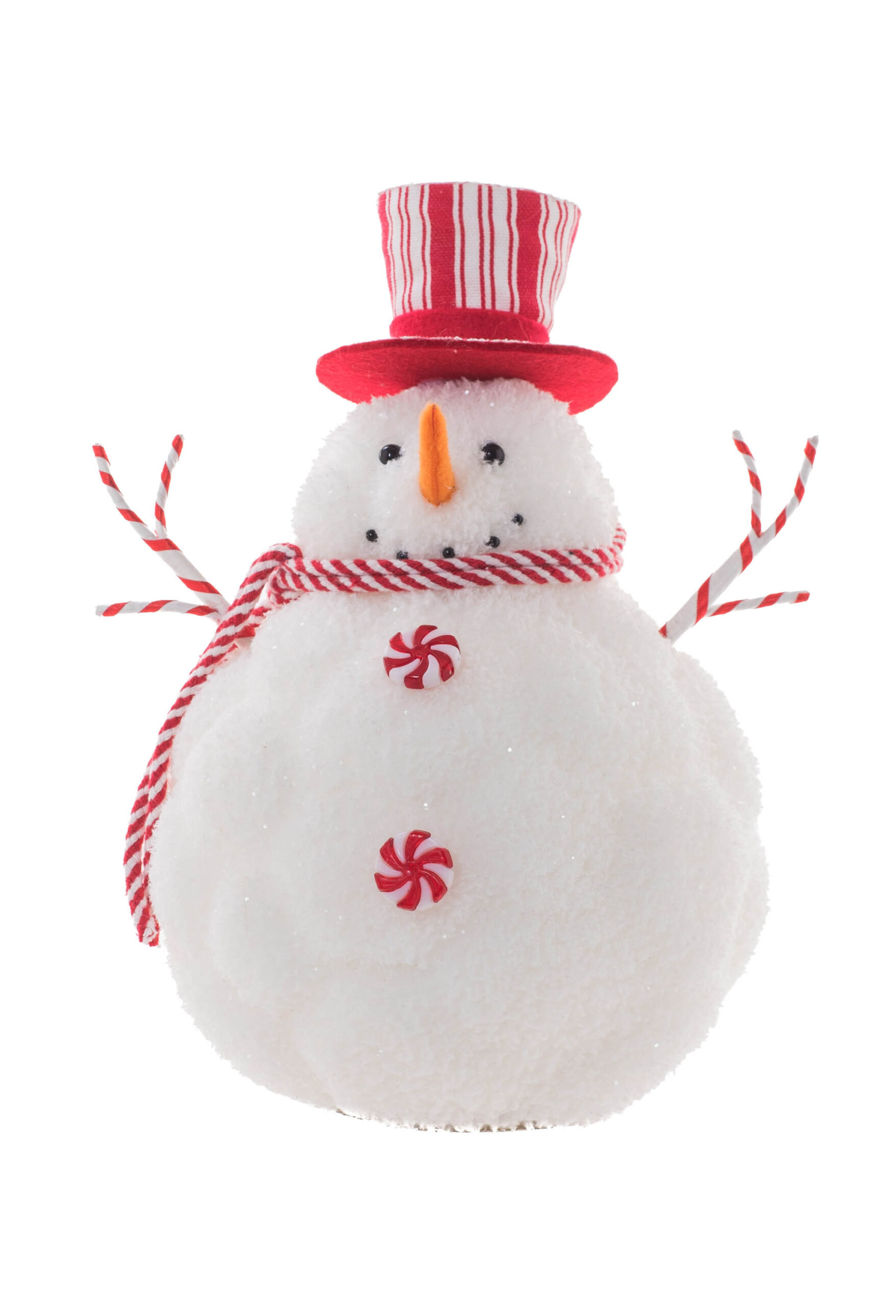 Wood Sitting Snowman with Hat - Craft Dealz