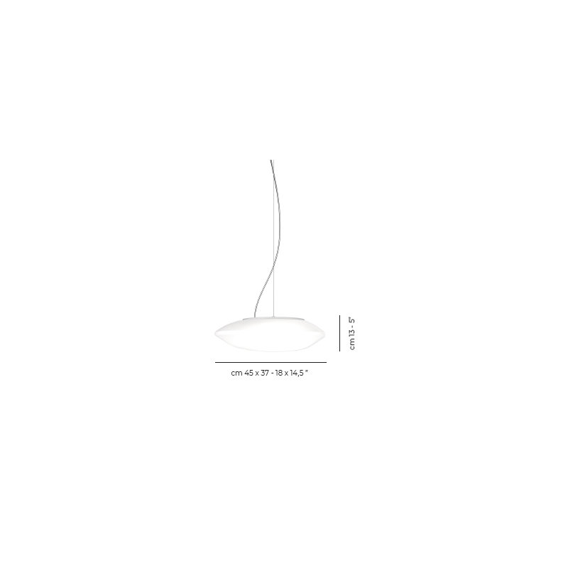 Modulor Suspension M White Matt Matt White 1 L22ff Ul, Yes, 2700 Kelvins, 84" H x 18" W x 14.5" D