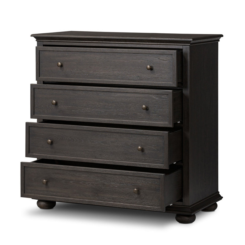 Geoffrey Tall Dresser, Smoked Black