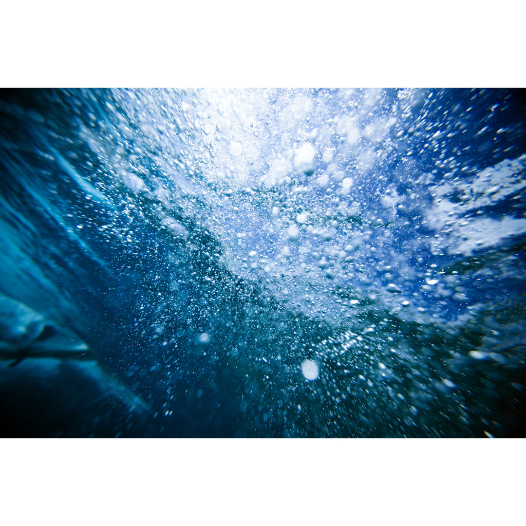 Wave Crashing Underwater by Subman - No Frame Art Prints on Canvas