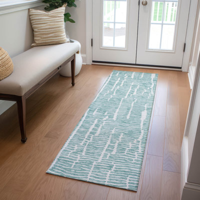 Tapis intérieur / extérieur en polyester tissé à la machine Malchow