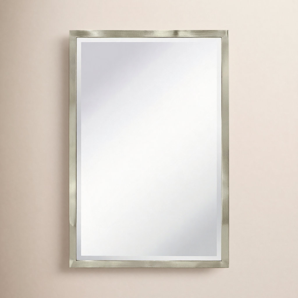Haddison Recessed Medicine Cabinet, Brushed Nickel, 24" x 16"