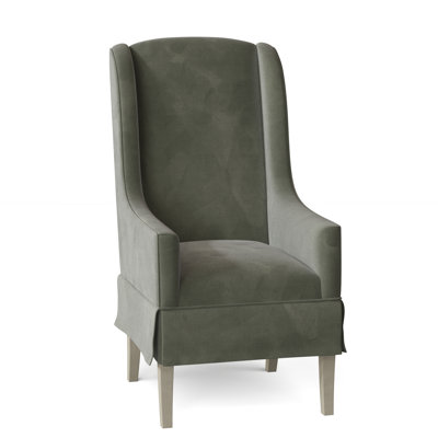 Reed Upholstered Wingback Arm Chair