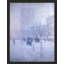 «Winter Snow Blue Pastel Cityscape» sur papier-98299323-98299322