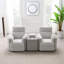 Fauteuil inclinable et pivotant Olita Corduroy
