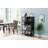 Wieteke Industrial Bar Cabinet with Wine Rack Wood and Metal Storage Cabinet-1773584711