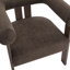 Chaise d'appoint moderne rembourrée avec accoudoirs ronds-1066427622