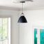 Luminaire suspendu en forme de dôme 1 lumière Gianni-171774743-171774742