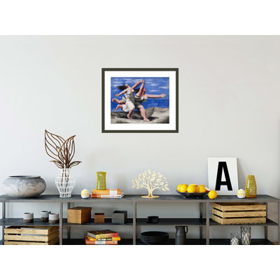 Deux Femmes Courant Sur La Plage (La Course) (Two Women Running On The Beach (The Race) By Pablo Picasso - Framed Giclee Print