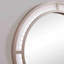 Meuble-lavabo 1 pièce, miroir de 3 m, fonction à DEL, finition rosée, bois massif, tiroirs multiples et tabouret rembourré, à utiliser