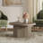 Cesiro Modern Round Coffee Table With Fluted Base-1849754012