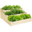 Lit de jardin surélevé en bois 4 pi x 4 pi Burkhart