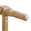 Ensemble de 2 tabourets de comptoir de 26 pouces avec siège rembourré, structure en bois d'acacia massif, confort rembourré de mousse, conception aérée pour cuisine et bar-1111742960