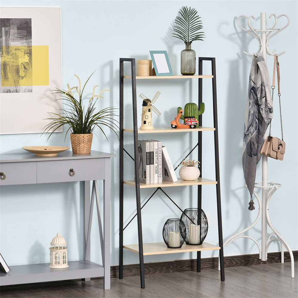 145cm H x 60cm W Engineered Wood Etagere Bookcase