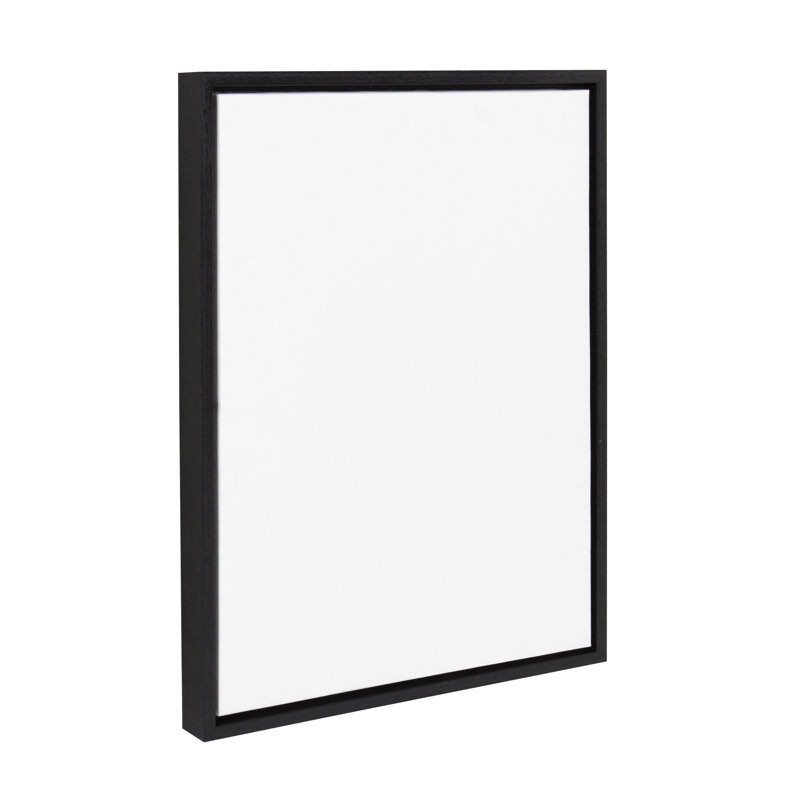 Sylvie Blank Framed Canvas, Black, 24" H x 18" W