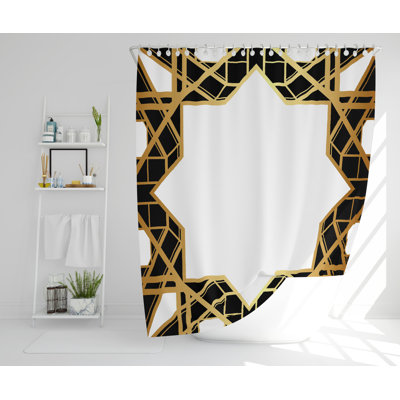 Kenisha Polyester Shower Curtain Set