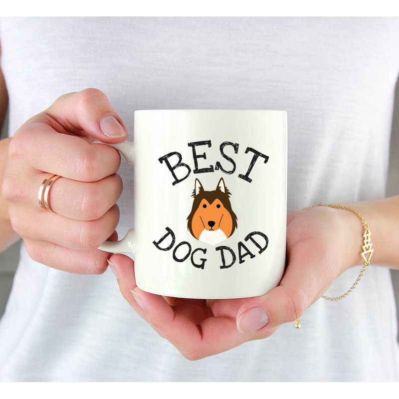 Tasse à café Best Dog Dad, Colley