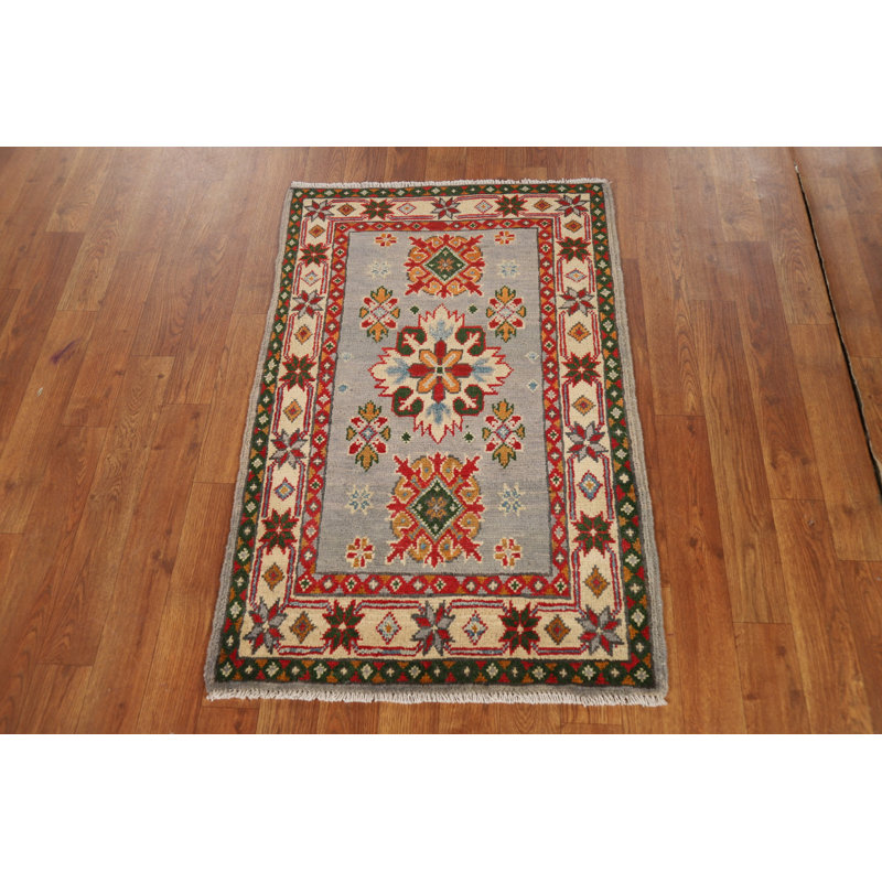 Tapis oriental géométrique Kazak 2x3