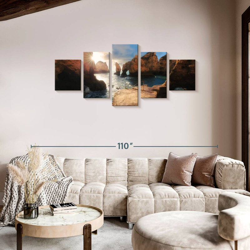 Algarve Azlin, 36" H x 80" W