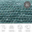 Hand Woven Wool Petrol Indoor Rug-74493404