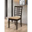 Chaise d'appoint en tissu brun clair Nourit