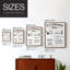 «Rules of the Bathroom», reproduction encadrée - bois massif-526676383-526676381