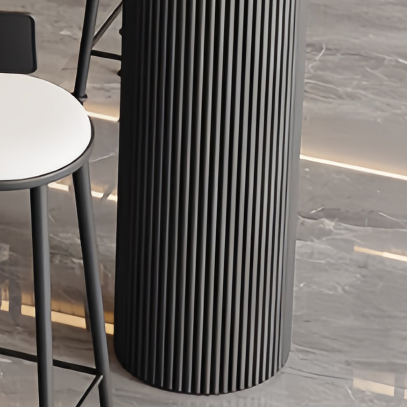 Table de bar moderne moderne de style italien, 41,3 x L 62,9 po x l 19,6 po