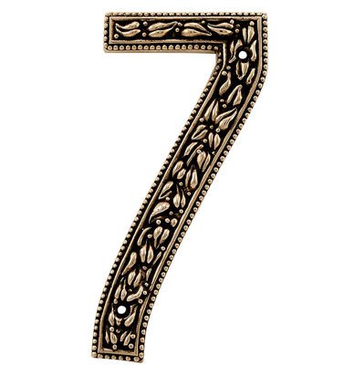 San Michele 4.75'' H Metal House Number