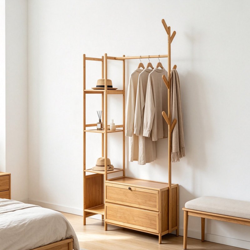 81cm Clothing Rack, Natural