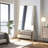Lensa Rectangle Metal Full Length Wall Mirror with Embedded Bracket-1231707400-1231707401