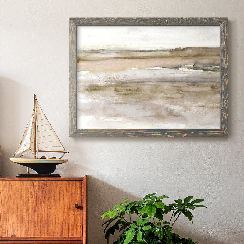 Sunset Bay, reproduction d'art sur toile, Gris, H 18 po x l 26 po