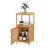 Bamboo 1-Door Storage Cabinet
