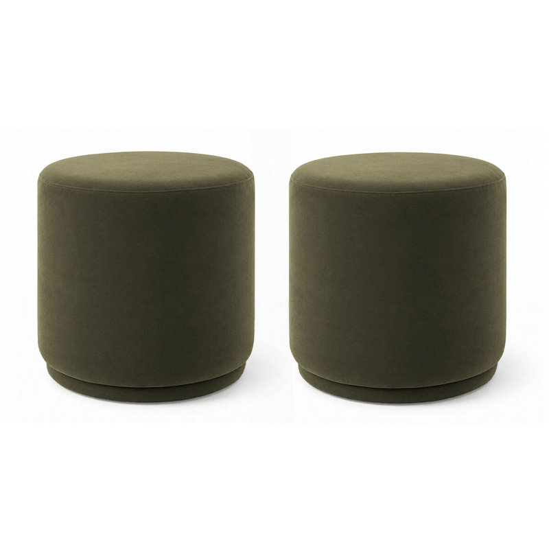 Ensemble de 2 repose-pieds 18,5 po Modern, Green
