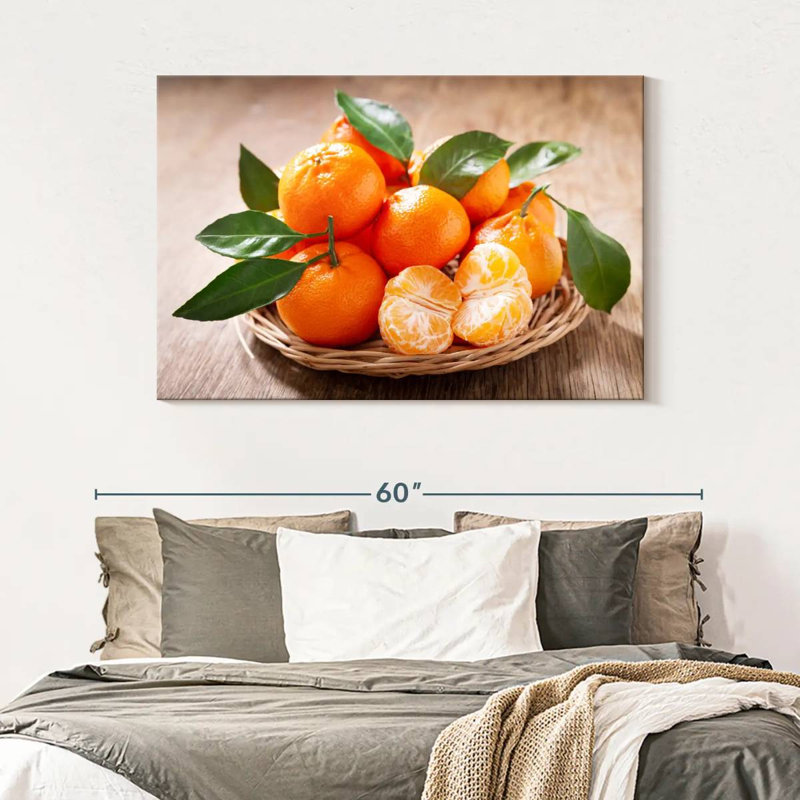 Yarlin Served Mandarin Oranges, 32" H x 48" W