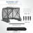 6FTx6FT Screen Room with Mosquito Netting, Hub Tent Instant Screened Canopy with Carrying Bag and Ground Stakes-105122749