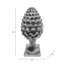 Statue décorative de jardin artichaut pour l'extérieur - Sculpture en pierre de style classique pour décoration de statue de jardin - 30 po, gris