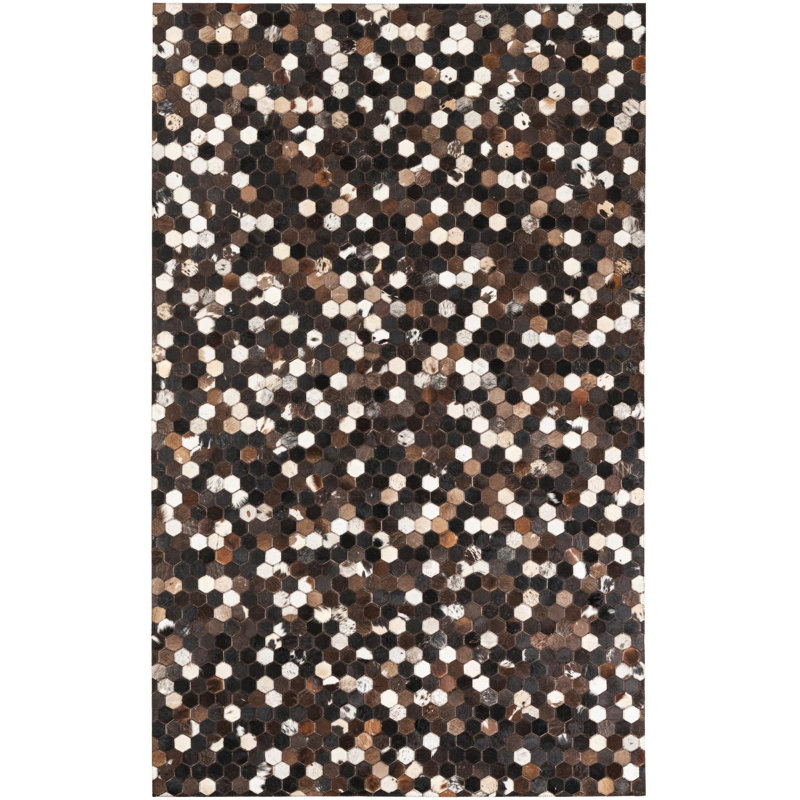 Tapis brun foncé Jed