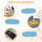 Mud Kitchen With Kids Picnic Table Built-in Bench Blackboard Water Box Sink