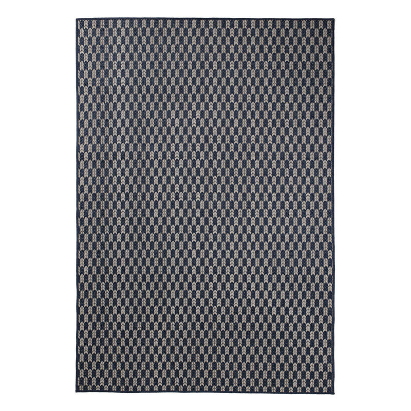 Tapis d'extérieur de qualité supérieure en polypropylène à motif géométrique, Rectangle 5 pi 3 po x 7 pi 6 po