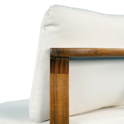 Ensemble de chaises d'extérieur en bois d'acacia