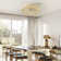 22" Hudman Dimmable Crystal Ceiling Fan with LED Lights